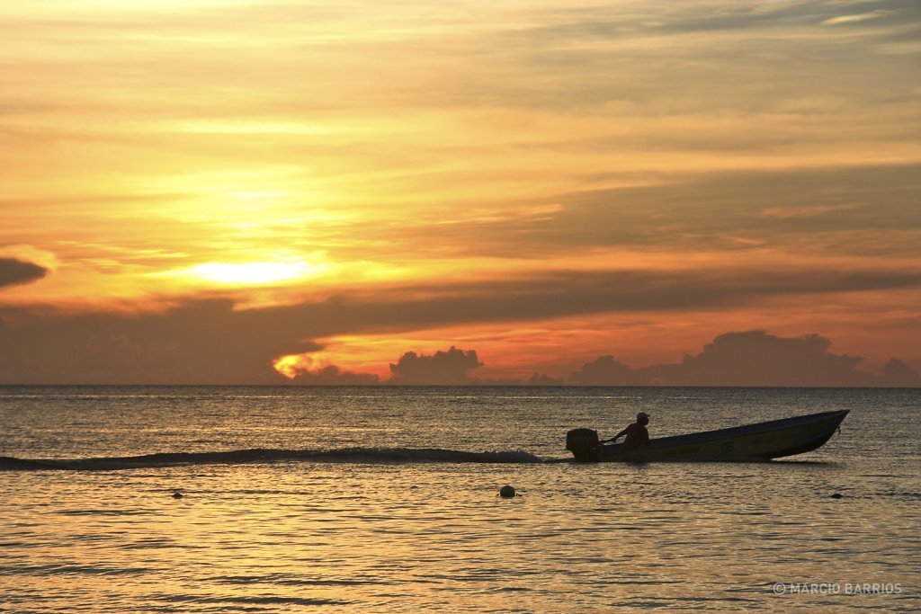 Sunset in West Bay