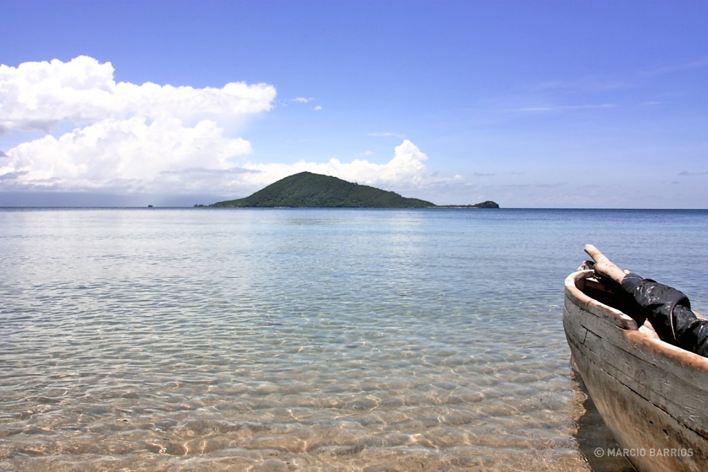 A view of Cayo Menor from Cayo Grande