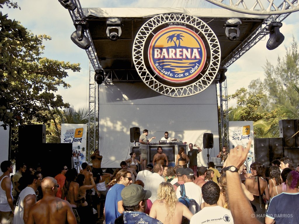 Sunjam music festival in Water Cay