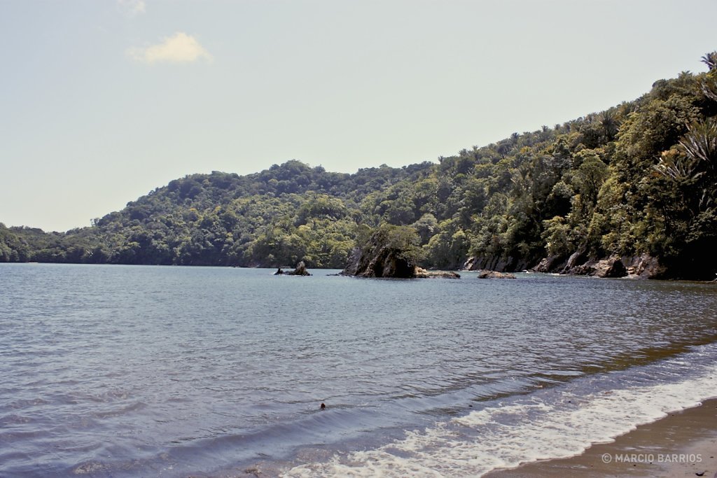 Unspoiled beach