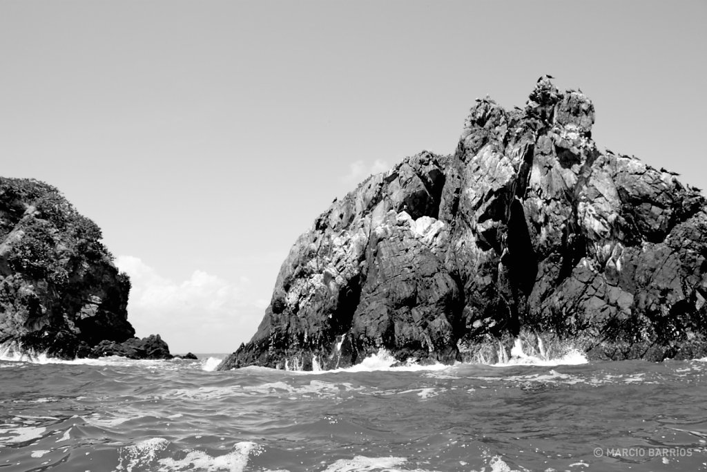 Huge rock formations