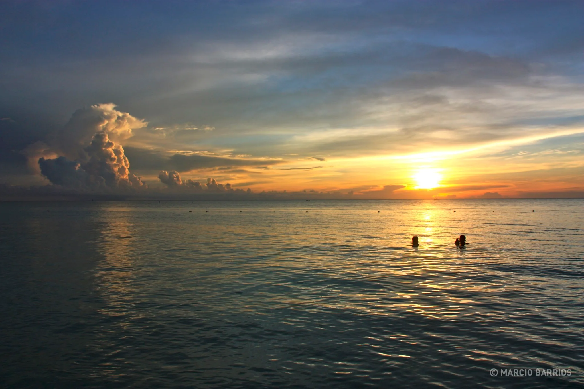 Sunset in West Bay