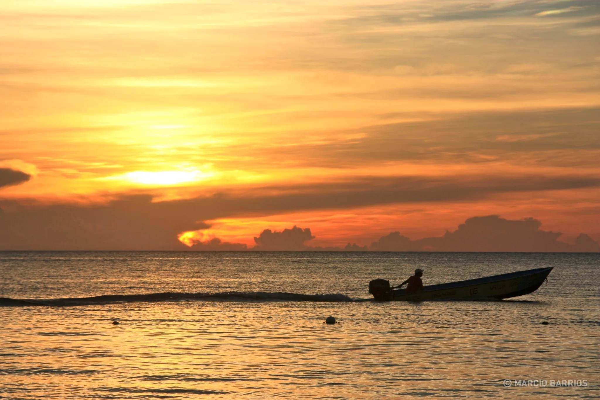 Sunset in West Bay