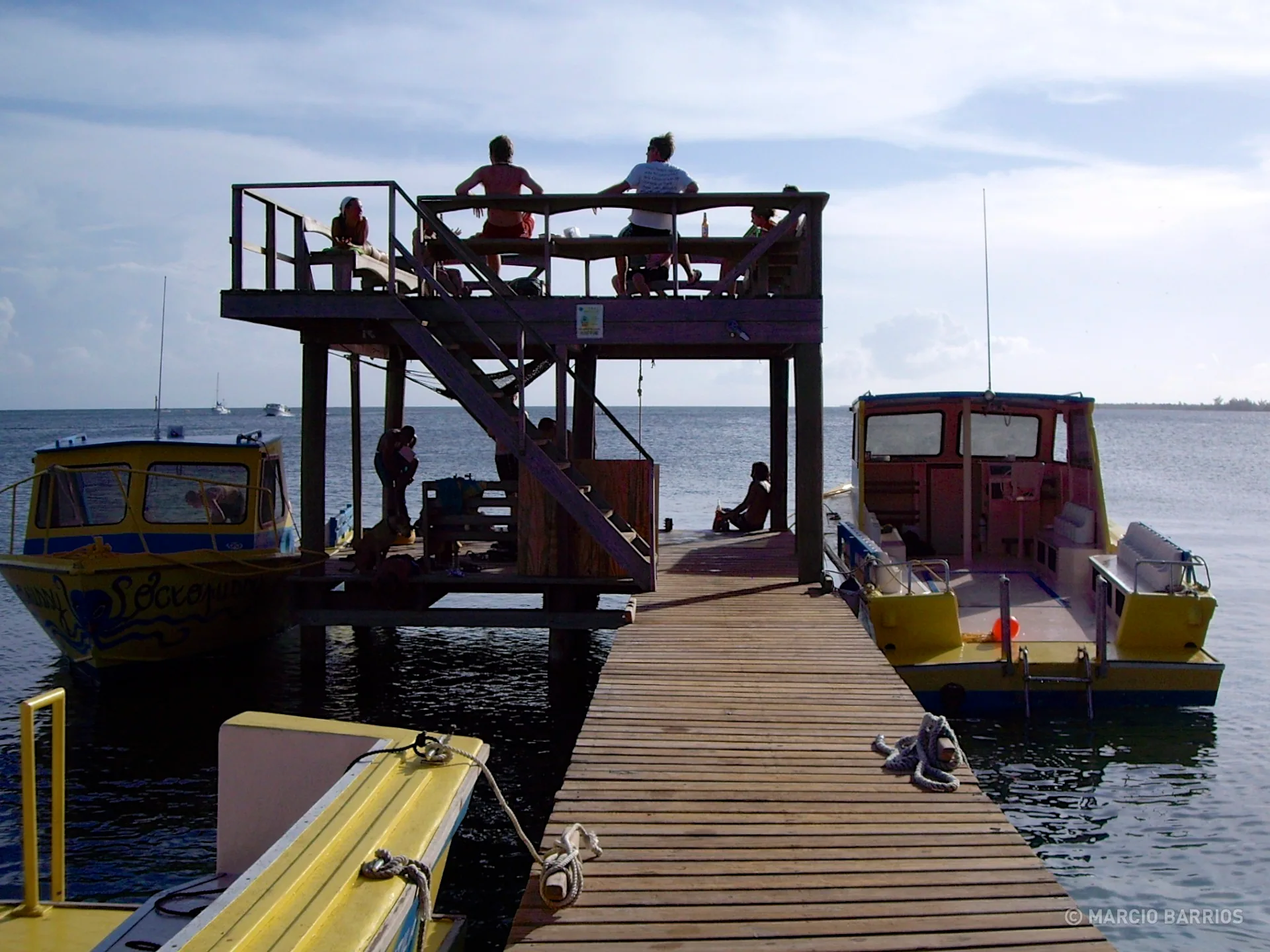 Utila Dive Center's dock