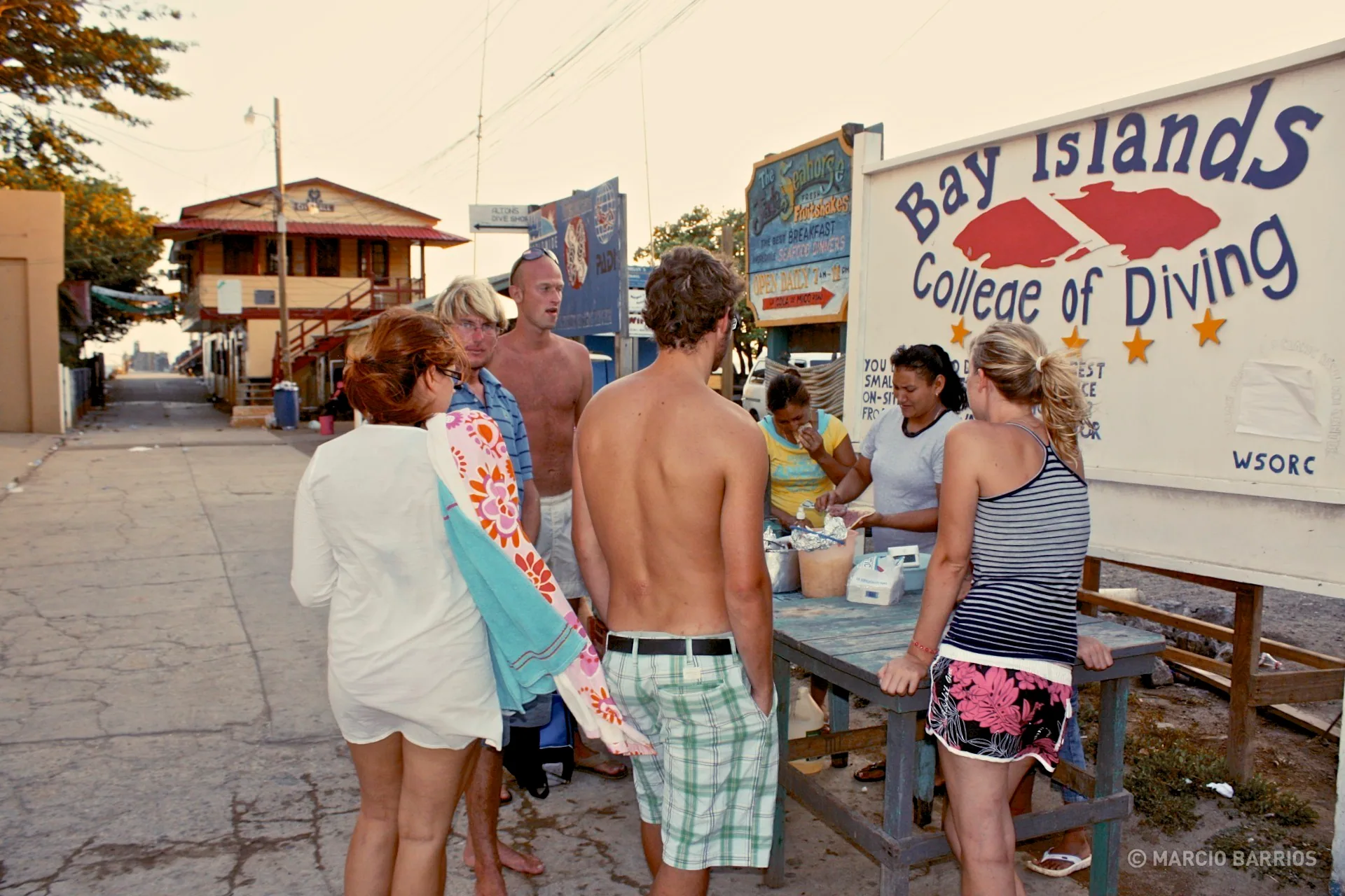 Waiting to eat some baleadas