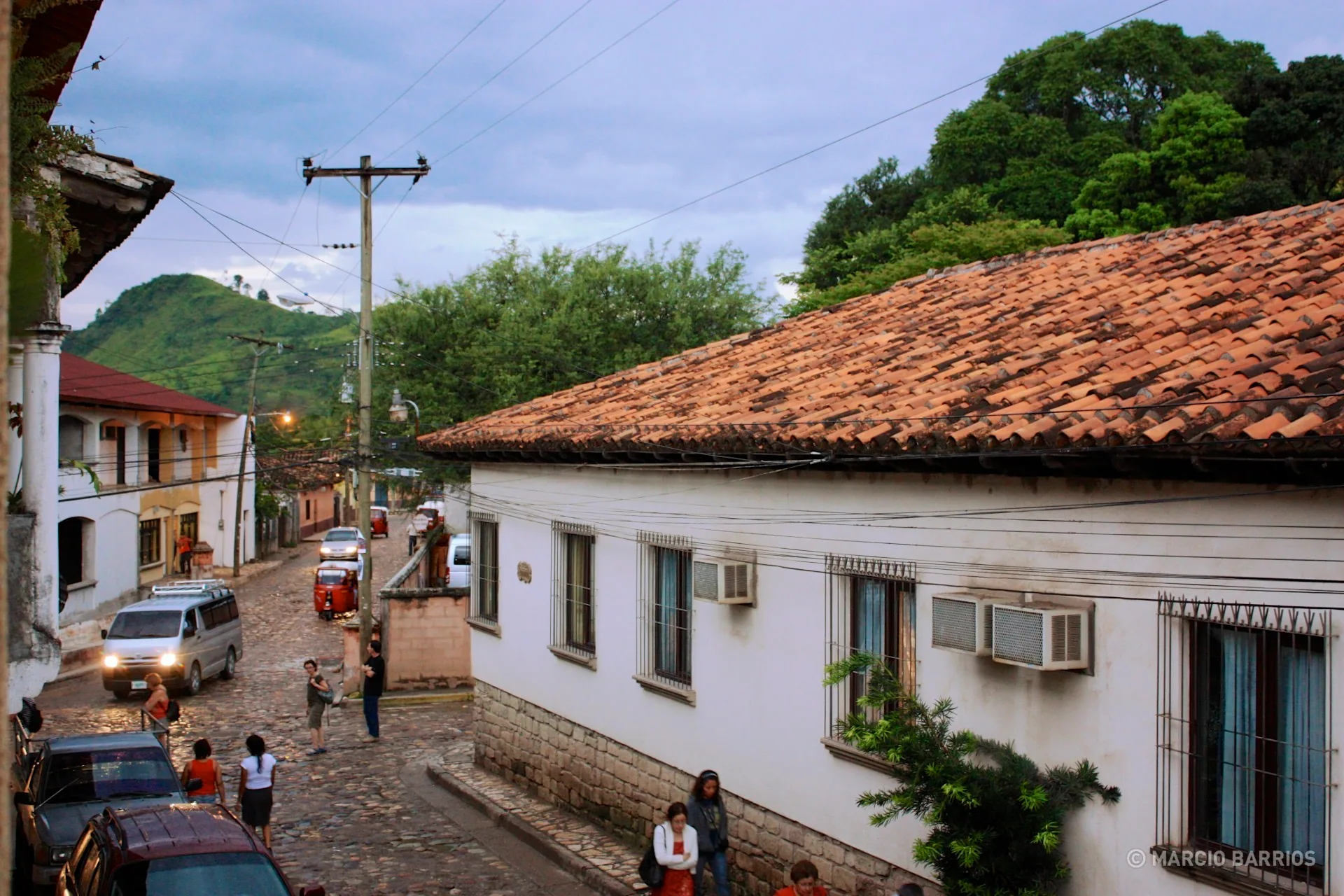 Road of Copán Ruinas village