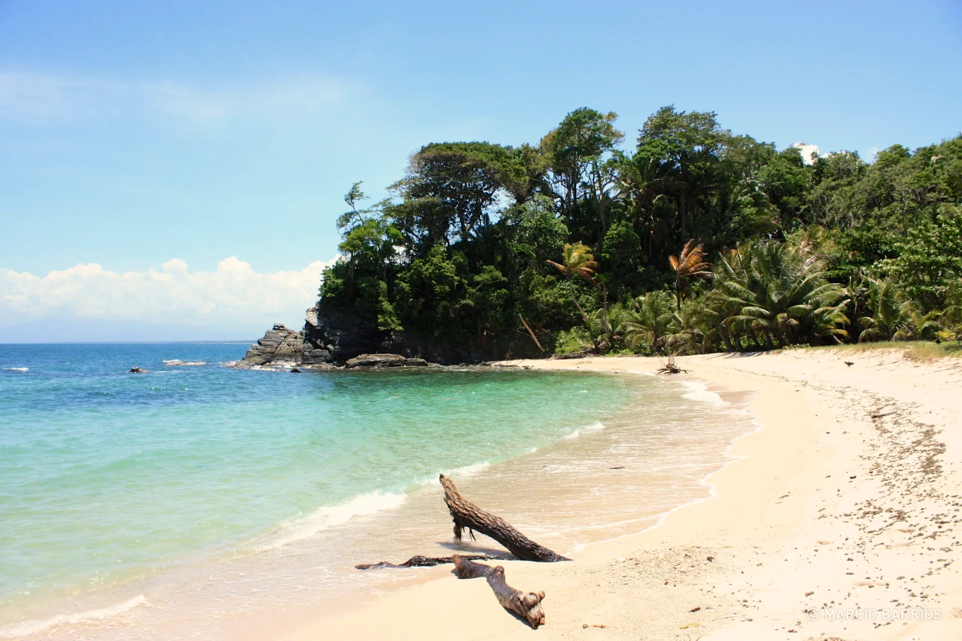 Unspoiled beach